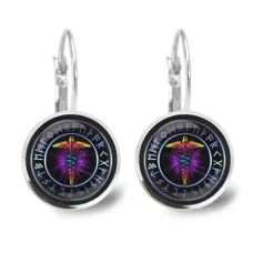 Серьги Кадуцей SEAP-A022