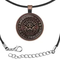 Кулон-амулет со шнурком Защита от сглаза ALK837