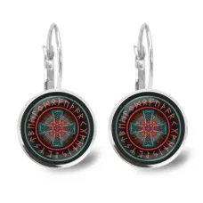 Серьги Кельтский крест SEAP-A026