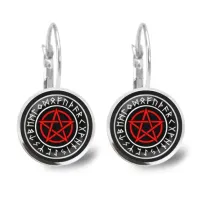 Серьги Пентаграмма SEAP-A028