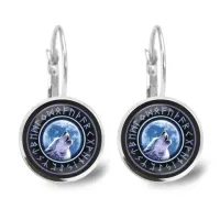 Серьги Волк SEAP-A029