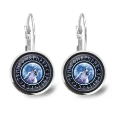 Серьги Волк SEAP-A029