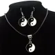Комплект Инь-Ян (кулон и серьги) NJ021
