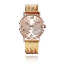 Часы наручные, d.3,5см, цвет розовое золото WA103