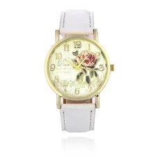 Часы наручные Роза, d.4,5см, цвет белый WA116
