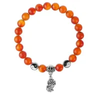 Браслет Пи Яо (богатство и защита), Сердолик 8мм BSP1-01-3016