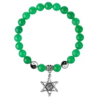 Браслет Глаз (от сглаза и порчи), Нефрит 8мм BSP1-02-3002