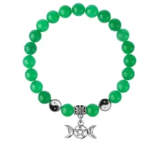 Браслет Знак Богини (магическая защита), Нефрит 8мм BSP1-02-3008