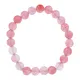 Браслет из натурального камня Арбузный кварц, 8мм BJBS-222