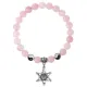 Браслет Глаз (от сглаза и порчи), Розовый кварц 8мм BSP1-03-3002
