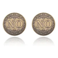 Сувенирная монета-розыгрыш Всегда говори НЕТ, d.4см MN012