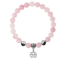 Браслет Лотос (гармония и развитие), Розовый кварц 8мм BSP1-03-3005