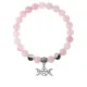 Браслет Знак Богини (магическая защита), Розовый кварц 8мм BSP1-03-3008
