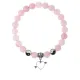 Браслет Сердце (любовь), Розовый кварц 8мм BSP1-03-3011