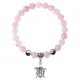 Браслет Черепаха (здоровье и долголетие), Розовый кварц 8мм BSP1-03-3014
