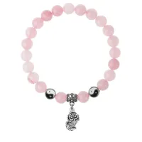 Браслет Пи Яо (богатство и защита), Розовый кварц 8мм BSP1-03-3016
