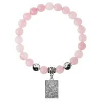 Браслет Таро - Солнце, Розовый кварц 8мм BSP1-03-3022