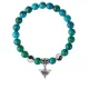 Браслет Глаз (от сглаза и порчи), Хризоколла 8мм BSP1-04-3009