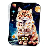 Карта-амулет Zodiac Cats - Созвездие Льва YAN731