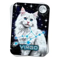 Карта-амулет Zodiac Cats - Созвездие Девы YAN732