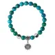 Браслет Глаз (от сглаза и порчи), Хризоколла 8мм BSP1-04-3018