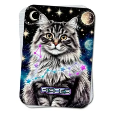 Карта-амулет Zodiac Cats - Созвездие Рыбы YAN738