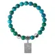 Браслет Таро - Солнце, Хризоколла 8мм BSP1-04-3022