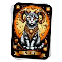 Карта-амулет Zodiac Cats - Овен YAN739