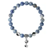 Браслет Кошка (гармония, покой, уют), Содалит 8мм BSP1-05-3010