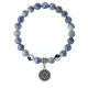 Браслет Звезда Давида (от сглаза и зла), Содалит 8мм BSP1-05-3012