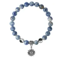 Браслет Глаз (от сглаза и порчи), Содалит 8мм BSP1-05-3018