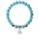 Браслет Лотос (гармония и развитие), Бирюза 8мм BSP1-06-3005