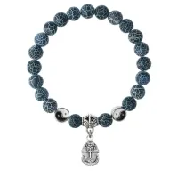 Браслет Фараон (благополучие, процветание), Африканский агат 8мм BSP1-08-3015