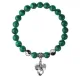 Браслет Дракон (удача, могущество, успех), Малахит 8мм BSP1-10-3001