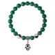Браслет Хамса (от сглаза и зла), Малахит 8мм BSP1-10-3006