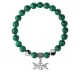 Браслет Знак Богини (магическая защита), Малахит 8мм BSP1-10-3008