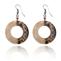 Серьги Кольцо, 55х30х10мм UD151