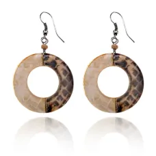 Серьги Кольцо, 55х30х10мм UD151