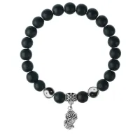 Браслет Пи Яо (богатство и защита), Шунгит 8мм BSP1-14-3016