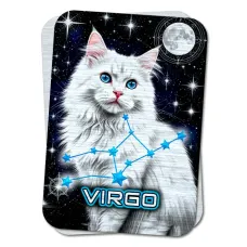 Карта-амулет Zodiac Cats - Созвездие Девы M-YAN732