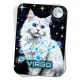 Карта-амулет Zodiac Cats - Созвездие Девы M-YAN732