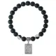 Браслет Таро - Луна, Шунгит 8мм BSP1-14-3023