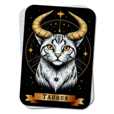 Карта-амулет Zodiac Cats - Телец M-YAN740