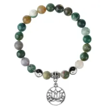 Браслет Лотос (гармония и развитие), Яшма 8мм BSP1-16-3013