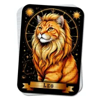 Карта-амулет Zodiac Cats - Лео M-YAN743