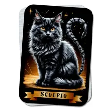 Карта-амулет Zodiac Cats - Скорпион M-YAN746