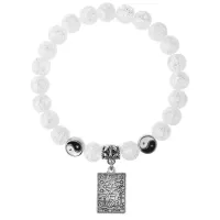 Браслет Таро - Звезда, Сахарный кварц 8мм BSP1-18-3021