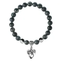 Браслет Дракон (удача, могущество, успех), Лабрадор 8мм BSP1-19-3001