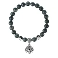 Браслет Глаз (от сглаза и порчи), Лабрадор 8мм BSP1-19-3007