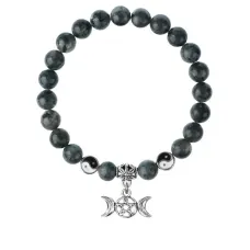 Браслет Знак Богини (магическая защита), Лабрадор 8мм BSP1-19-3008